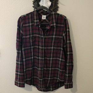Vans Button Up Flannel NWOT